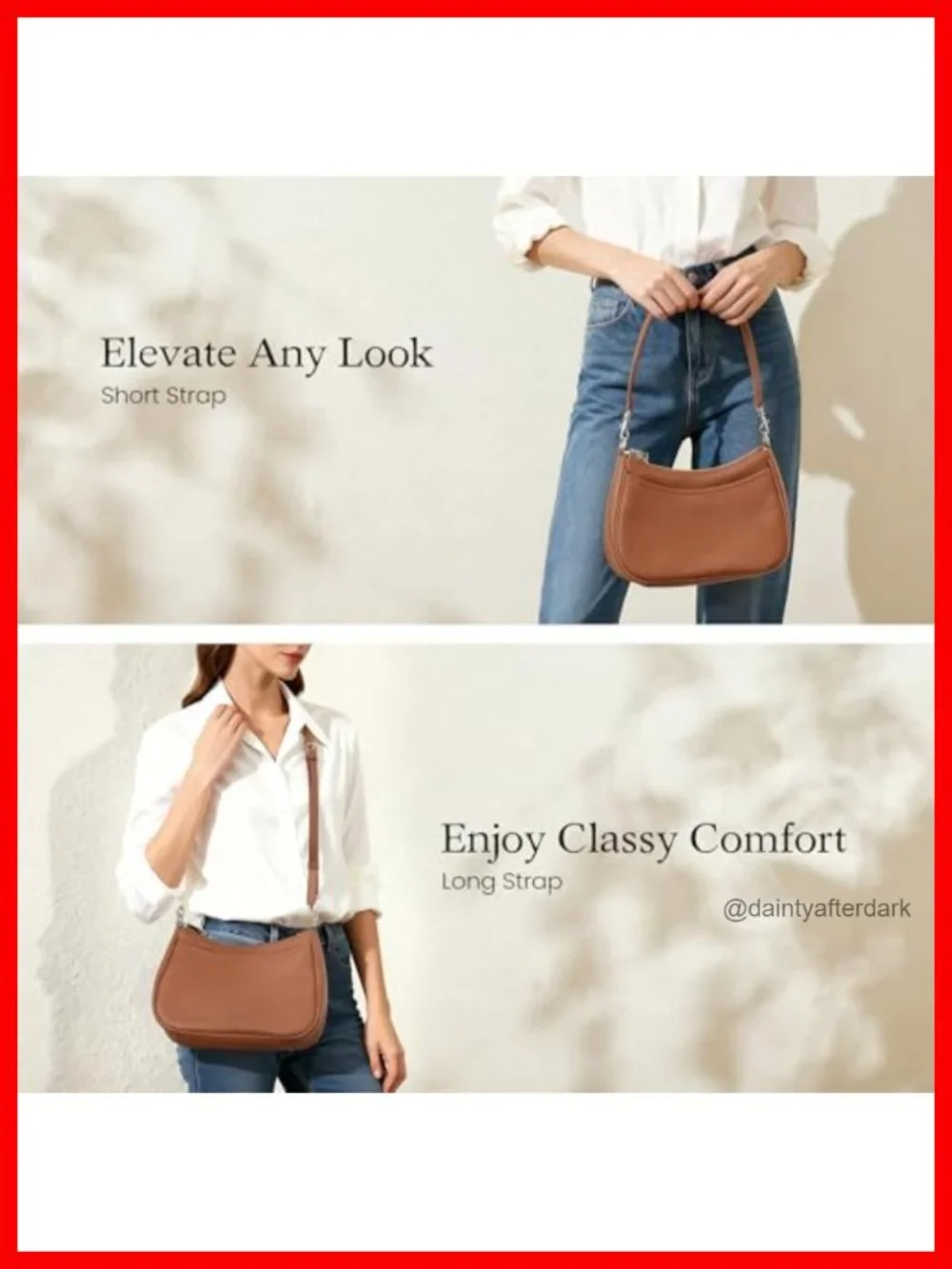 Genuine Leather Crossbody Bags for Women Anti Theft Shoulder Purse Hobo with